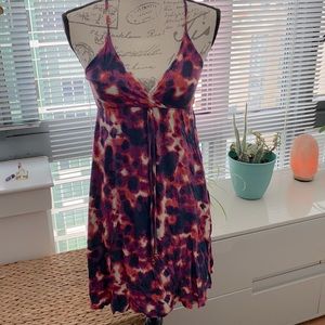 Summer vibrant mini dress
